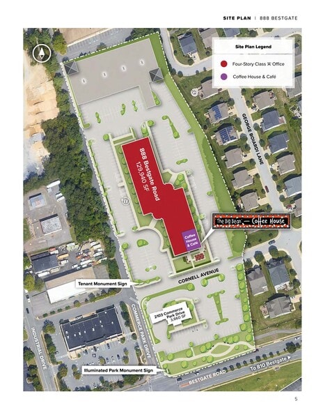 888 Bestgate Rd, Annapolis, MD for lease - Site Plan - Image 1 of 1