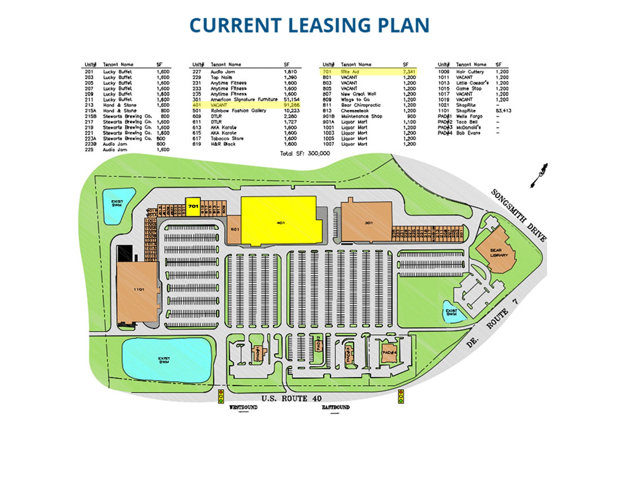 901-1397 Governor's Pl, Bear, DE for lease Site Plan- Image 1 of 1