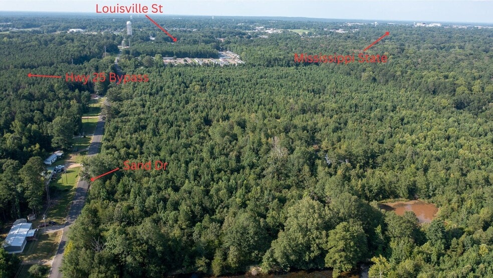 East Side Sand Rd, Starkville, MS for sale - Aerial - Image 2 of 14