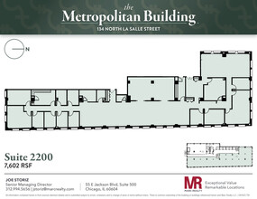 134 N LaSalle St, Chicago, IL for lease Floor Plan- Image 1 of 13