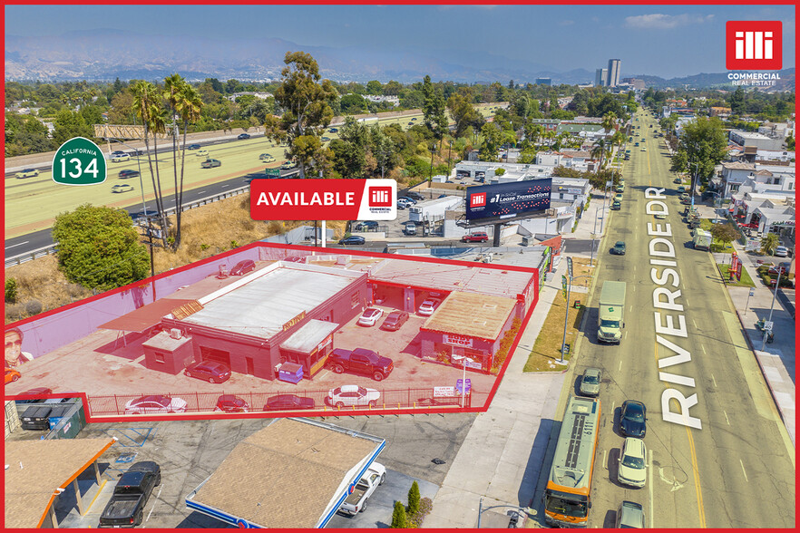 10803-10811 Riverside Dr, North Hollywood, CA for lease - Aerial - Image 1 of 8