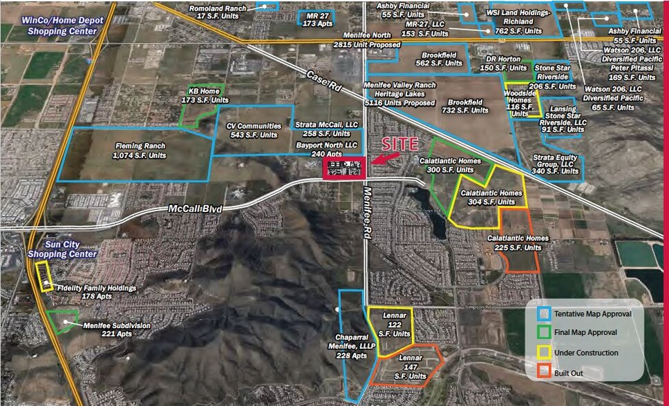 Nec McCall Boulevard Junipero Rd, Menifee, CA for lease - Building Photo - Image 1 of 2