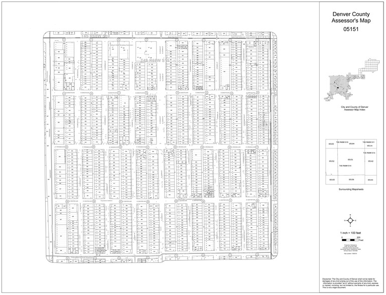 300 E Alameda Ave, Denver, CO for lease - Plat Map - Image 1 of 3