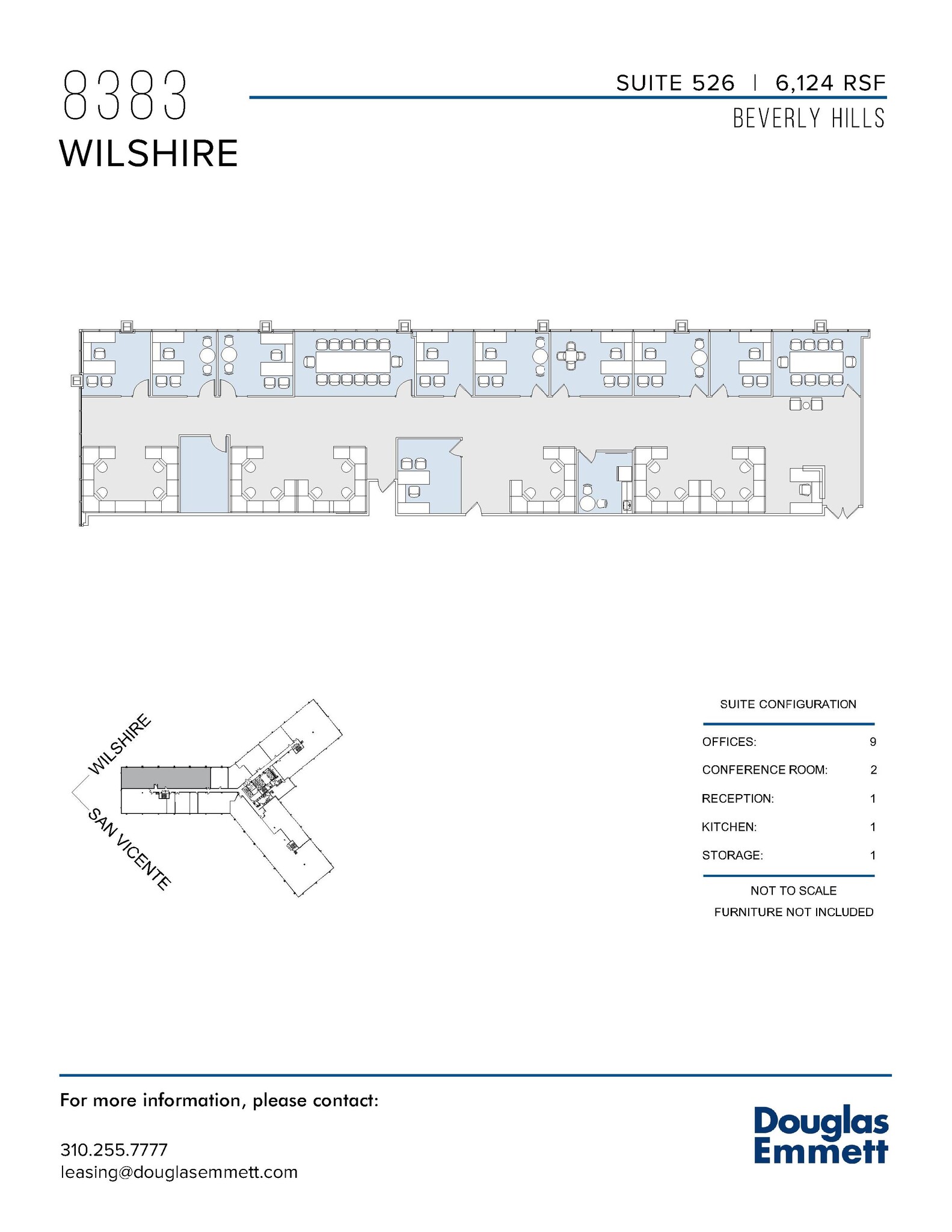 8383 Wilshire Blvd, Beverly Hills, CA for lease Floor Plan- Image 1 of 1