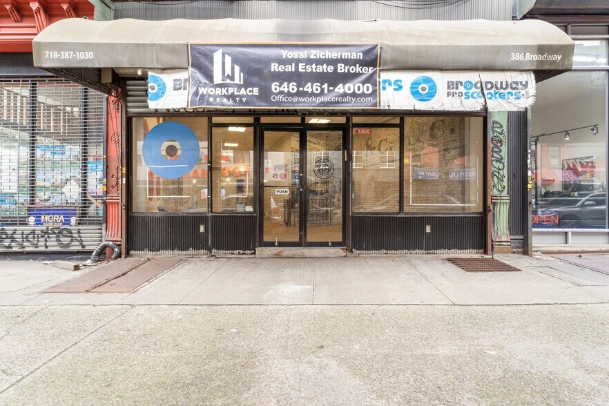 386 Broadway, Brooklyn, NY 11211 Retail for Lease