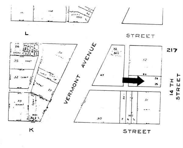 1012 14th St NW, Washington, DC for sale Plat Map- Image 1 of 1
