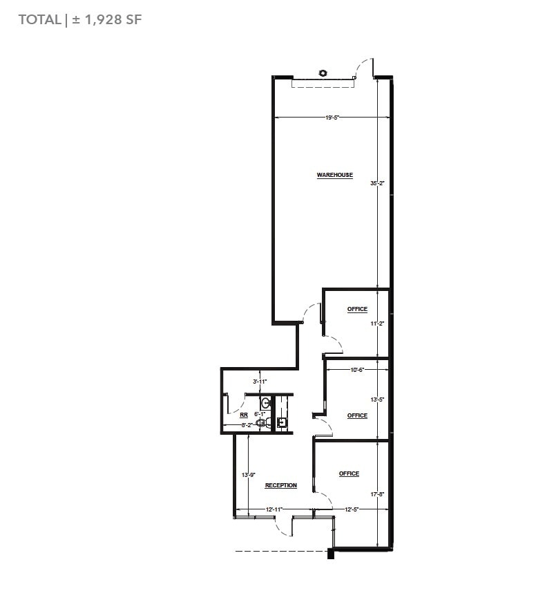 2329 W Mescal St, Phoenix, AZ for lease Floor Plan- Image 1 of 2