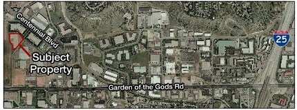 4870 Centennial Blvd, Colorado Springs, CO - AERIAL  map view