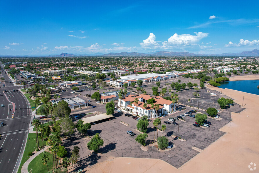 3611 E Baseline Rd, Gilbert, AZ for lease - Aerial - Image 2 of 3