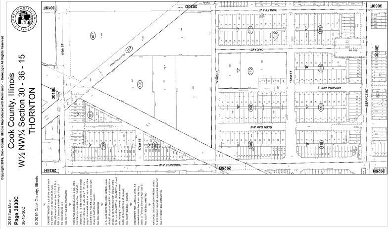 2734 Bernice Rd, Lansing, IL for sale Plat Map- Image 1 of 1
