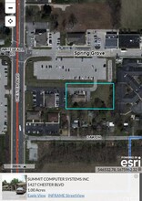 1427 Chester Blvd, Richmond, IN - aerial  map view