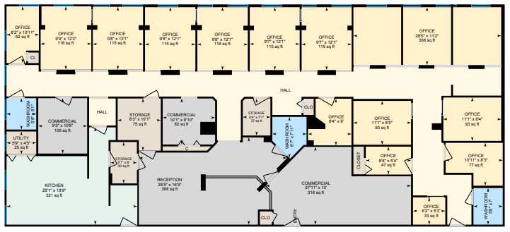 3755 7th Ter, Vero Beach, FL for lease Floor Plan- Image 1 of 11