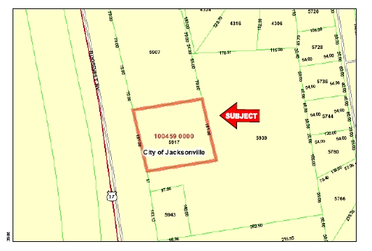 5917 Roosevelt Blvd, Jacksonville, FL for lease - Plat Map - Image 2 of 14