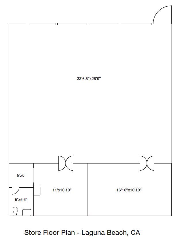 207 Ocean Ave, Laguna Beach, CA for lease Floor Plan- Image 1 of 1