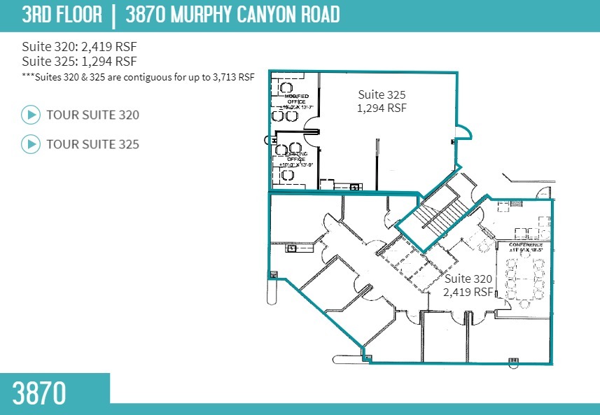 3870 Murphy Canyon Rd, San Diego, CA for lease Floor Plan- Image 1 of 1