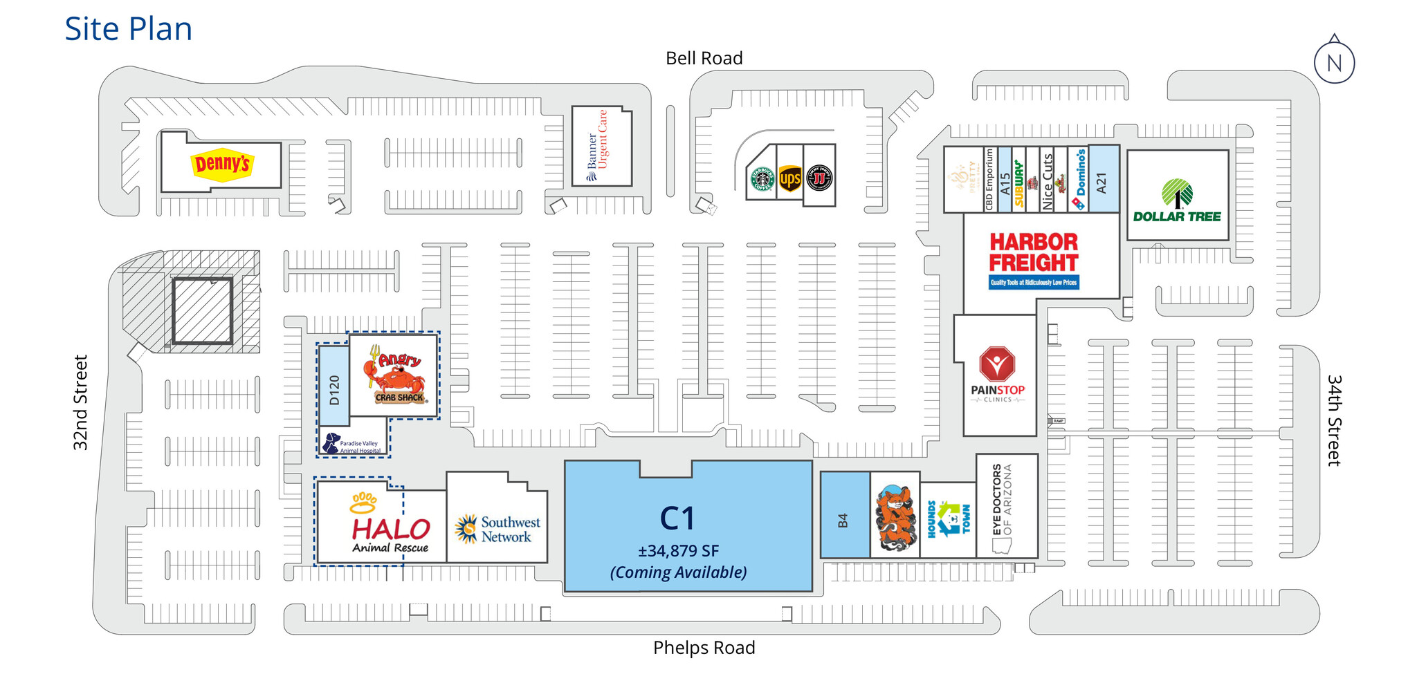 3249 E Bell Rd, Phoenix, AZ for lease Site Plan- Image 1 of 1