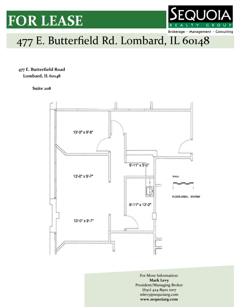 477 E Butterfield Rd, Lombard, IL for lease Floor Plan- Image 1 of 1
