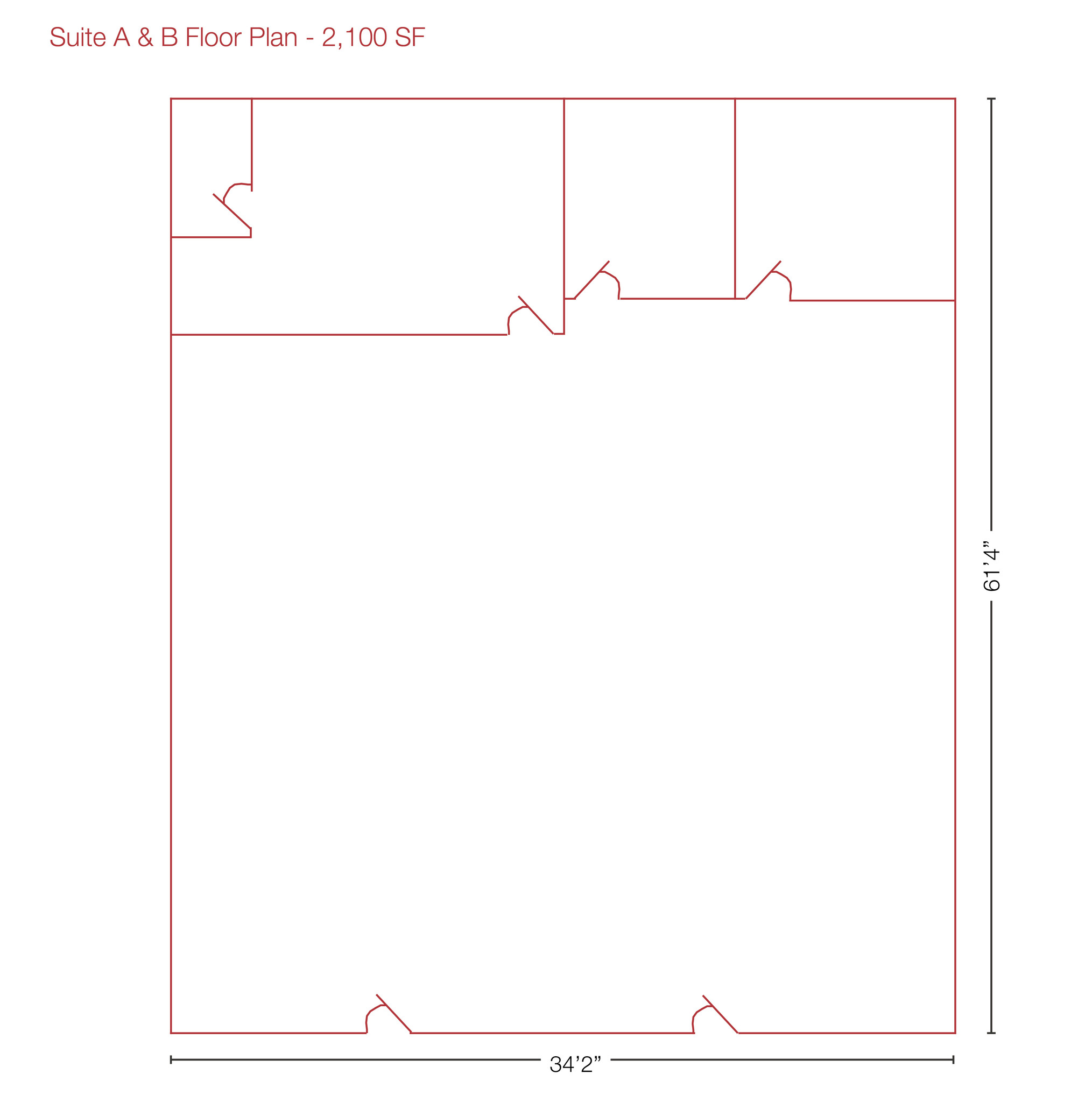 135 N Division St, Stevens Point, WI for lease Floor Plan- Image 1 of 2