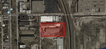 4343 S Oakley Ave, Chicago, IL - AERIAL map view