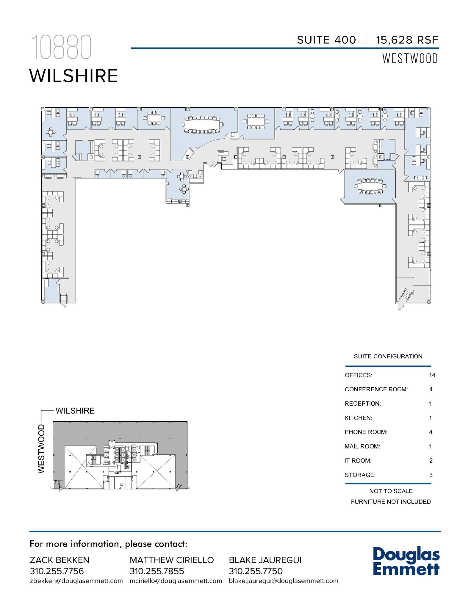 10880 Wilshire Blvd, Los Angeles, CA for lease Floor Plan- Image 1 of 1