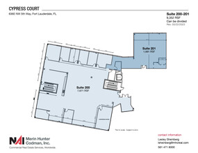 6360 NW 5th Way, Fort Lauderdale, FL for lease Floor Plan- Image 1 of 7