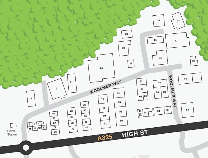 Woolmer Way, Bordon for lease - Site Plan - Image 1 of 2