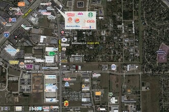 12220 Murphy Rd, Stafford, TX - AERIAL map view