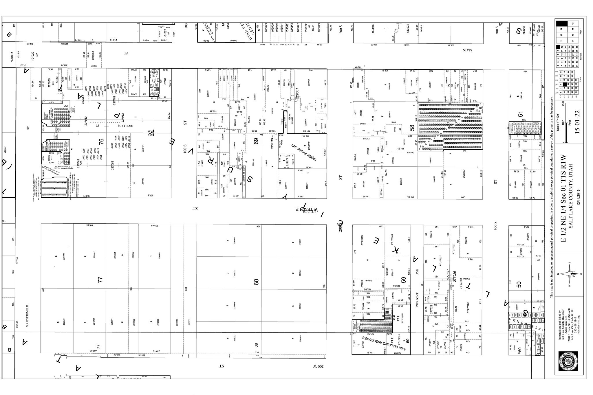 595 W Sandy Pky, Sandy, UT for sale Plat Map- Image 1 of 1