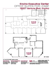 16027 Ventura Blvd, Encino, CA for lease Floor Plan- Image 1 of 1