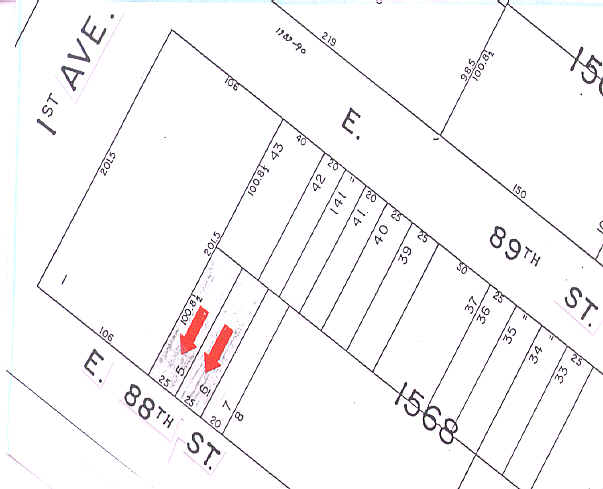 407 E 88th St, New York, NY for lease - Plat Map - Image 2 of 2