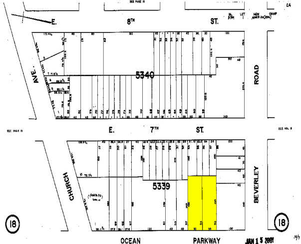 212 W 17th St, New York, NY for lease - Plat Map - Image 2 of 4