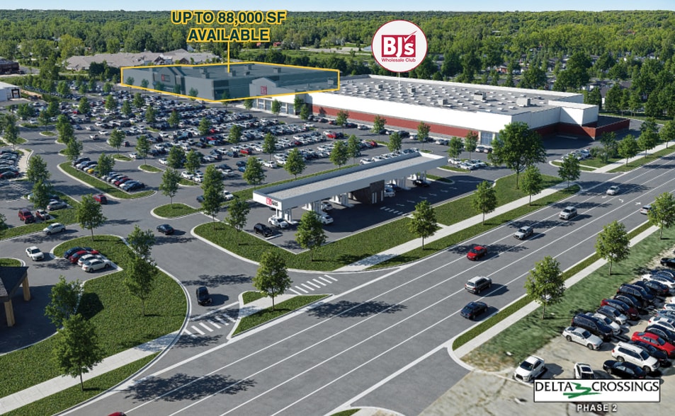 Delta Crossing- Big Box, Lansing, MI for lease - Building Photo - Image 1 of 8