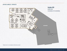 11980 NE 24th St, Bellevue, WA for lease Floor Plan- Image 1 of 1