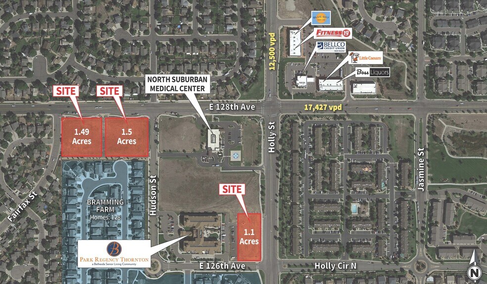 128th Avenue & Holly St, Thornton, CO 80602 NEC 128th Avenue & Holly