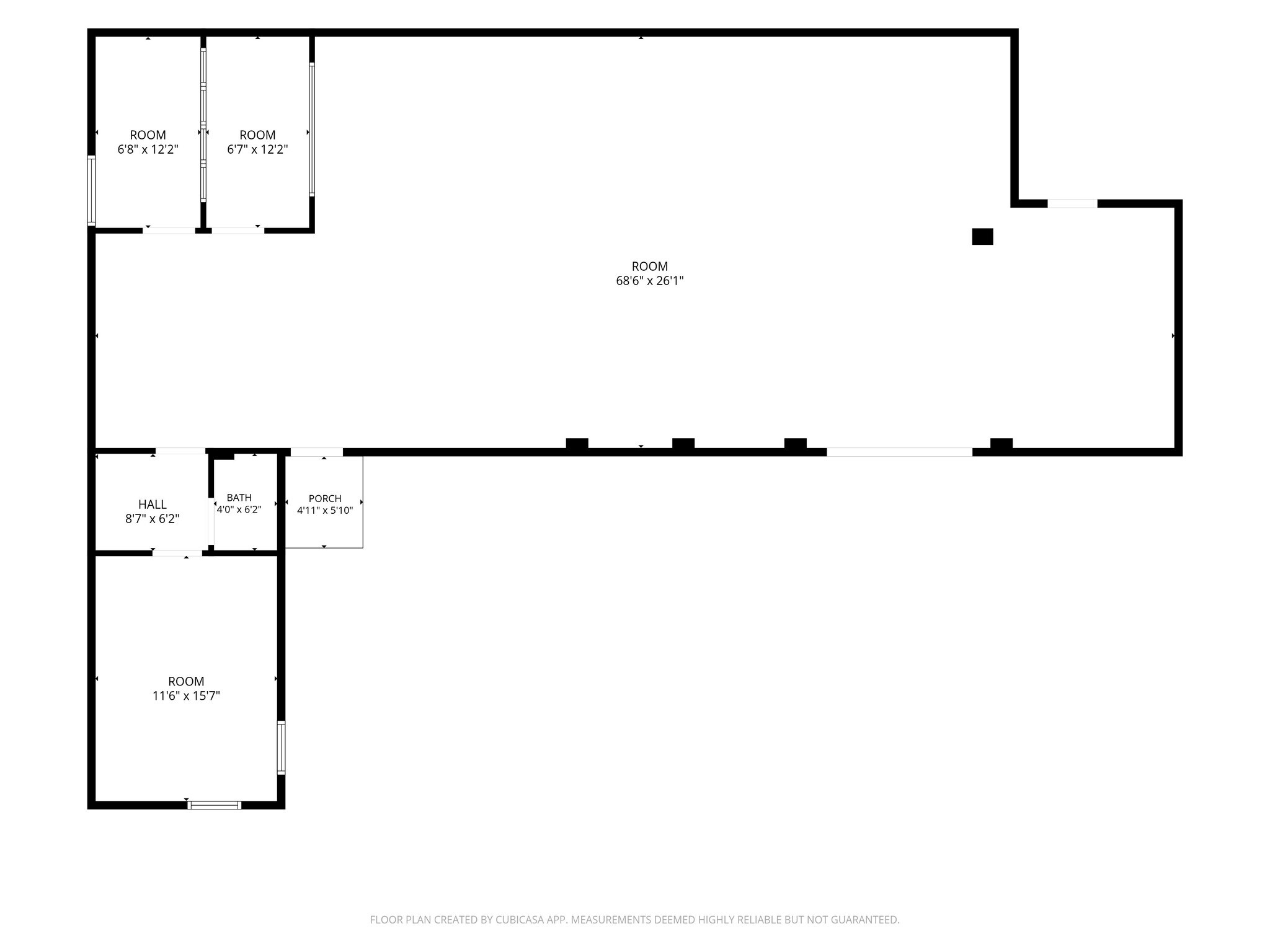 651 W Broad St, Athens, GA for lease Floor Plan- Image 1 of 1