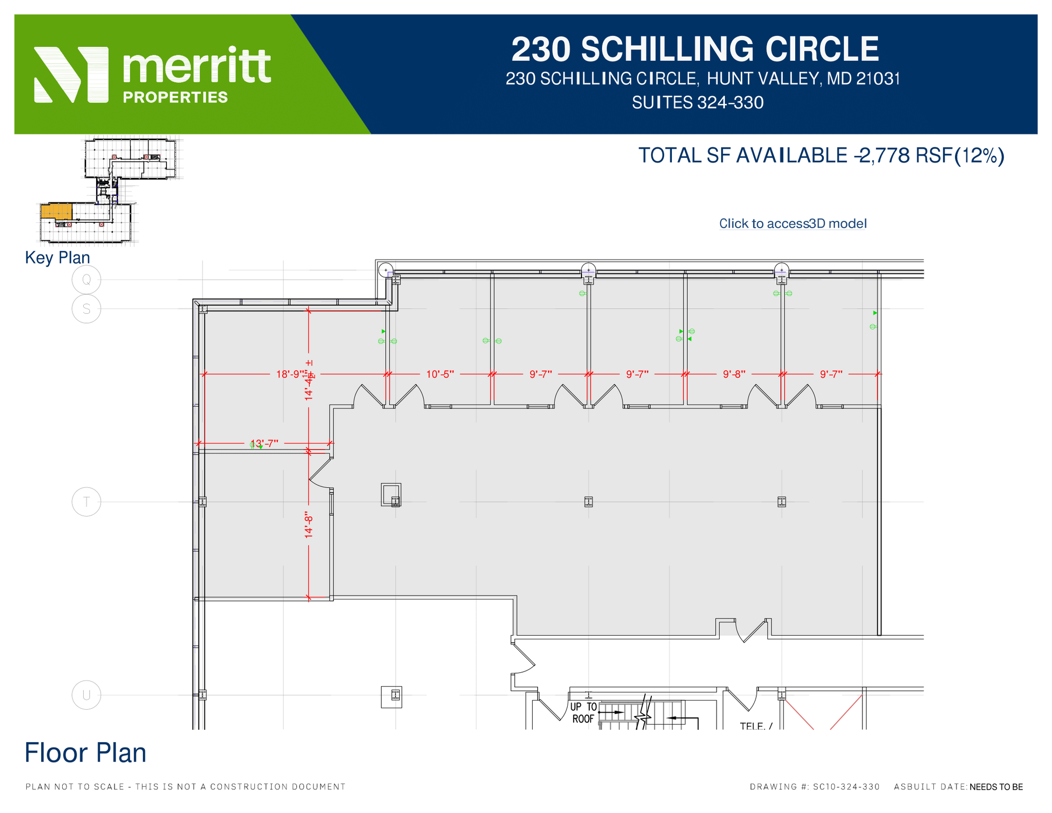 215 Schilling Cir, Hunt Valley, MD for lease Floor Plan- Image 1 of 1