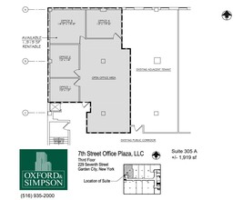 229 7th St, Garden City, NY for lease Floor Plan- Image 1 of 3