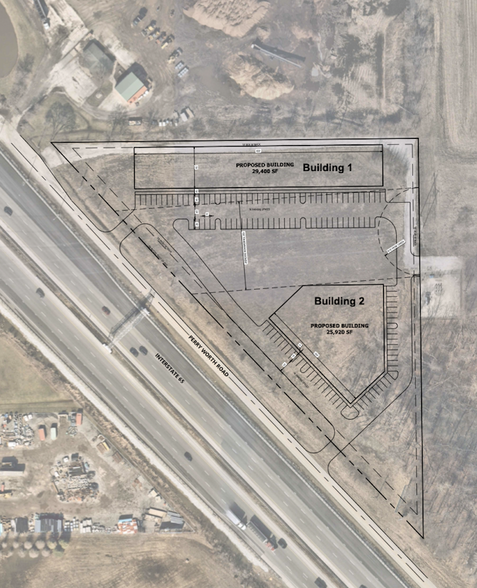 4355 Perry Worth Rd, Whitestown, IN for lease - Site Plan - Image 2 of 5