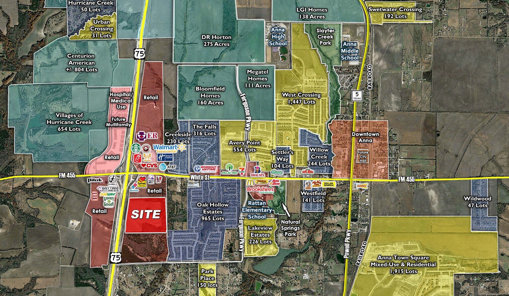 FM 455 and US75, Anna, TX for sale Primary Photo- Image 1 of 1