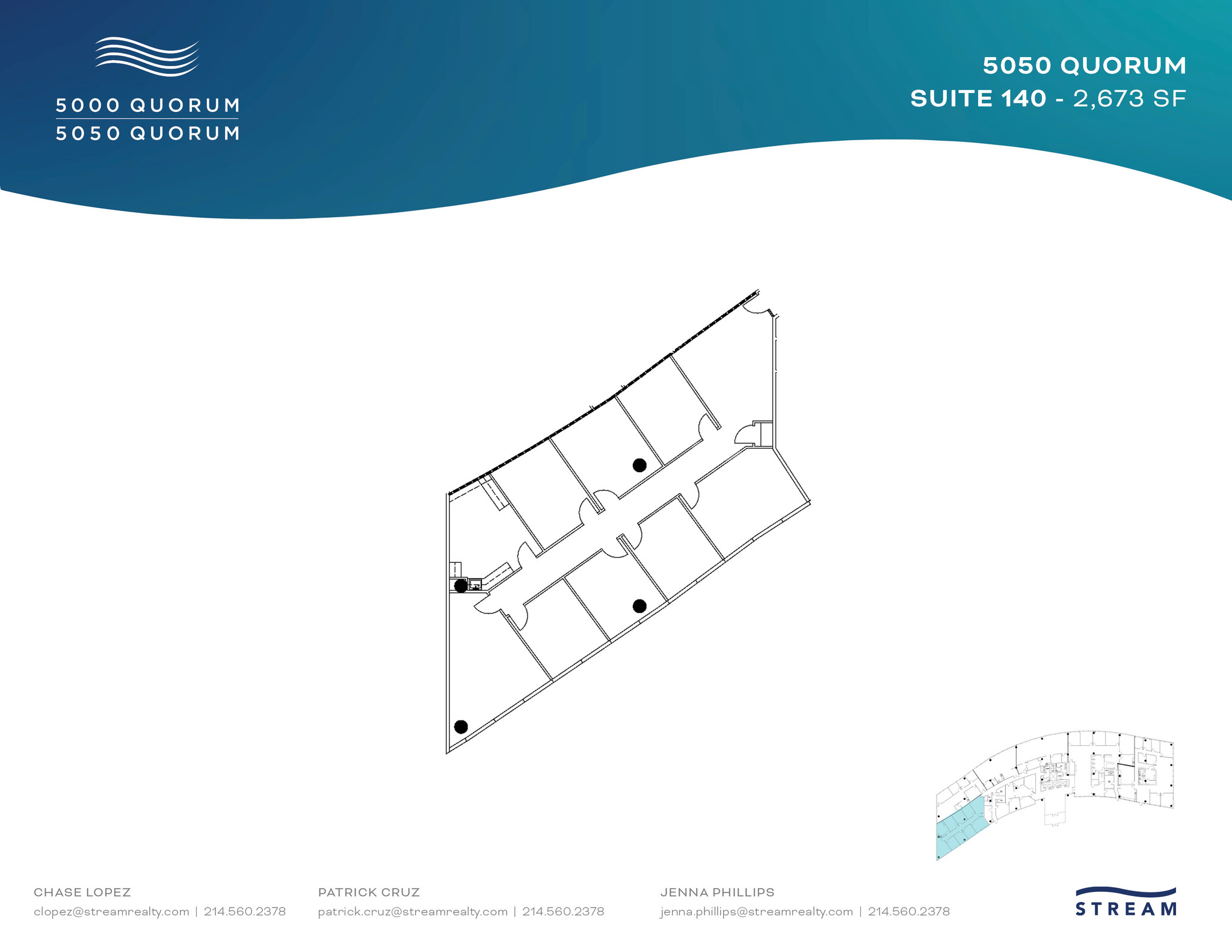 5050 Quorum Dr, Dallas, TX for lease Floor Plan- Image 1 of 1