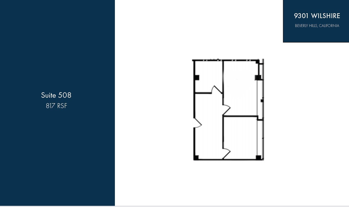 9301 Wilshire Blvd, Beverly Hills, CA for lease Floor Plan- Image 1 of 1