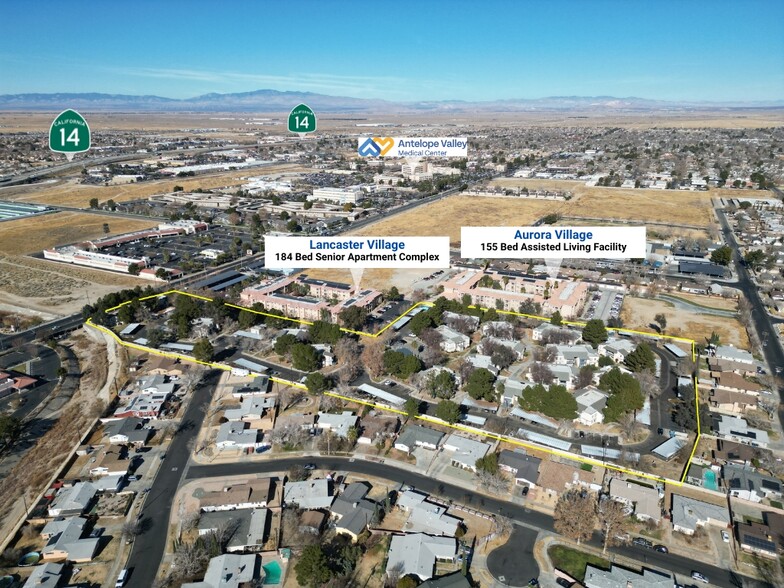 1210-1340 Meadow View Ln, Lancaster, CA for sale - Aerial - Image 1 of 15