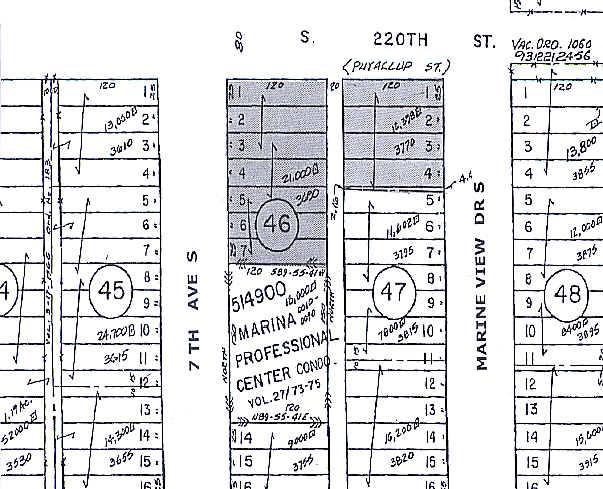 22014 7th Ave S, Des Moines, WA for lease - Plat Map - Image 2 of 14