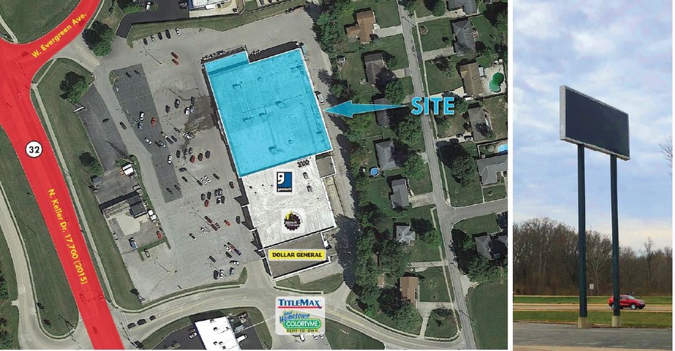 1006 N Keller Dr, Effingham, IL for sale - Site Plan - Image 1 of 1