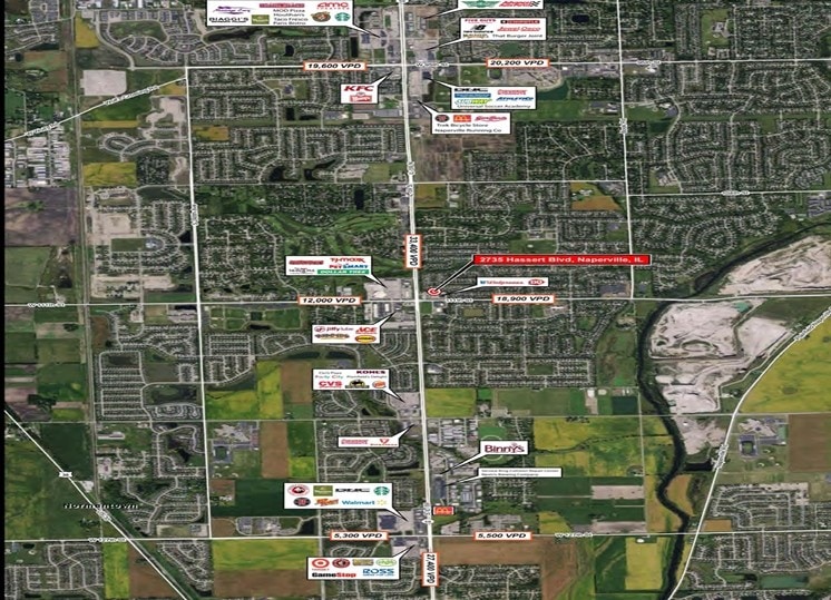 12357 S 248th Ave, Plainfield, IL for sale - Aerial - Image 2 of 6