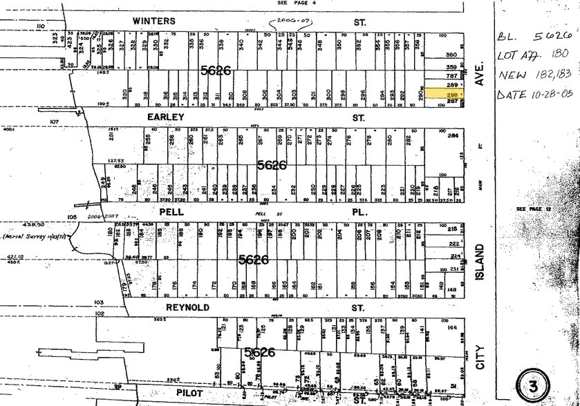 183 City Island Ave, Bronx, NY for sale - Plat Map - Image 2 of 3