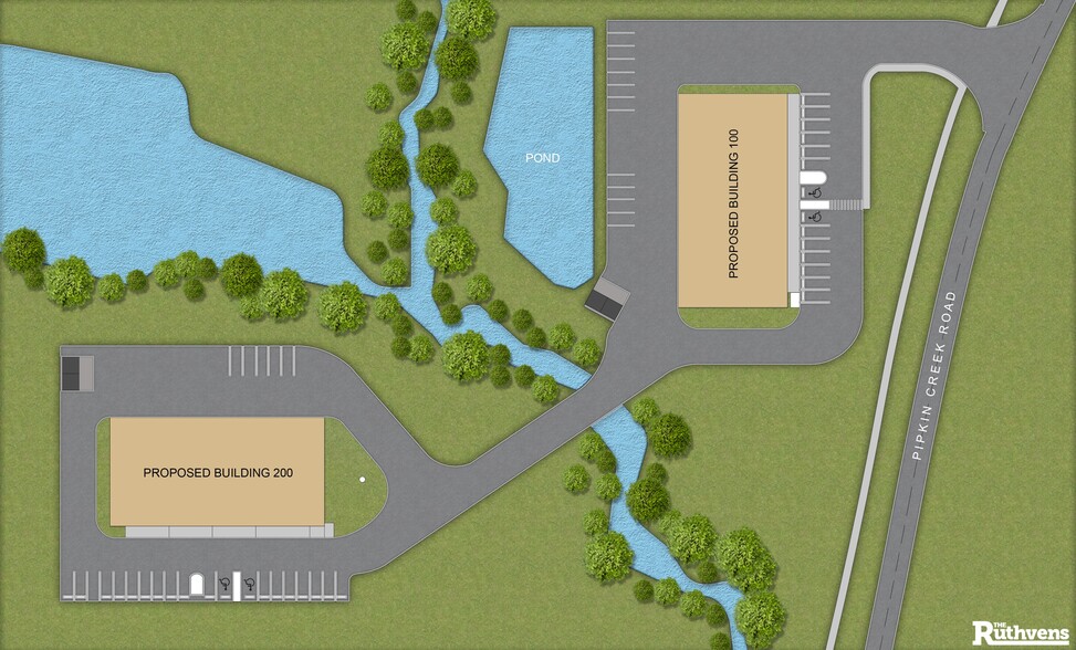0 Pipkin Creek, Lakeland, FL for lease - Site Plan - Image 2 of 8