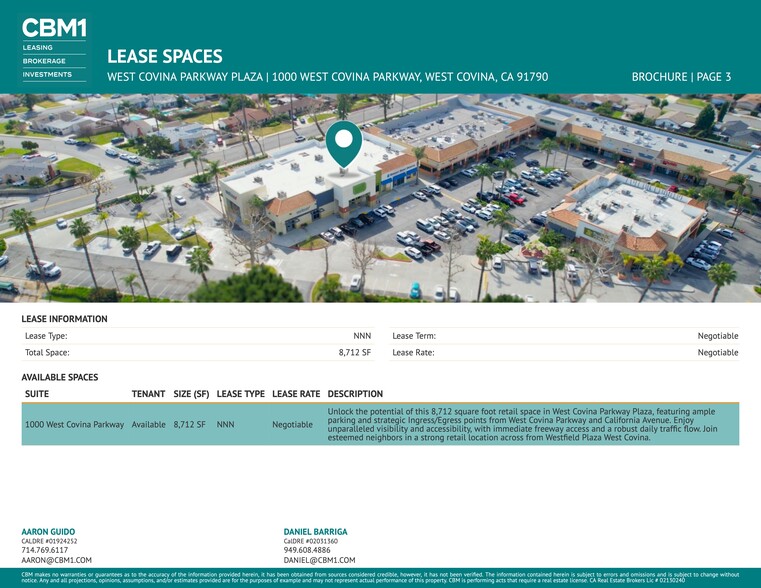 1000-1100 W West Covina Pky, West Covina, CA for lease - Building Photo - Image 3 of 8