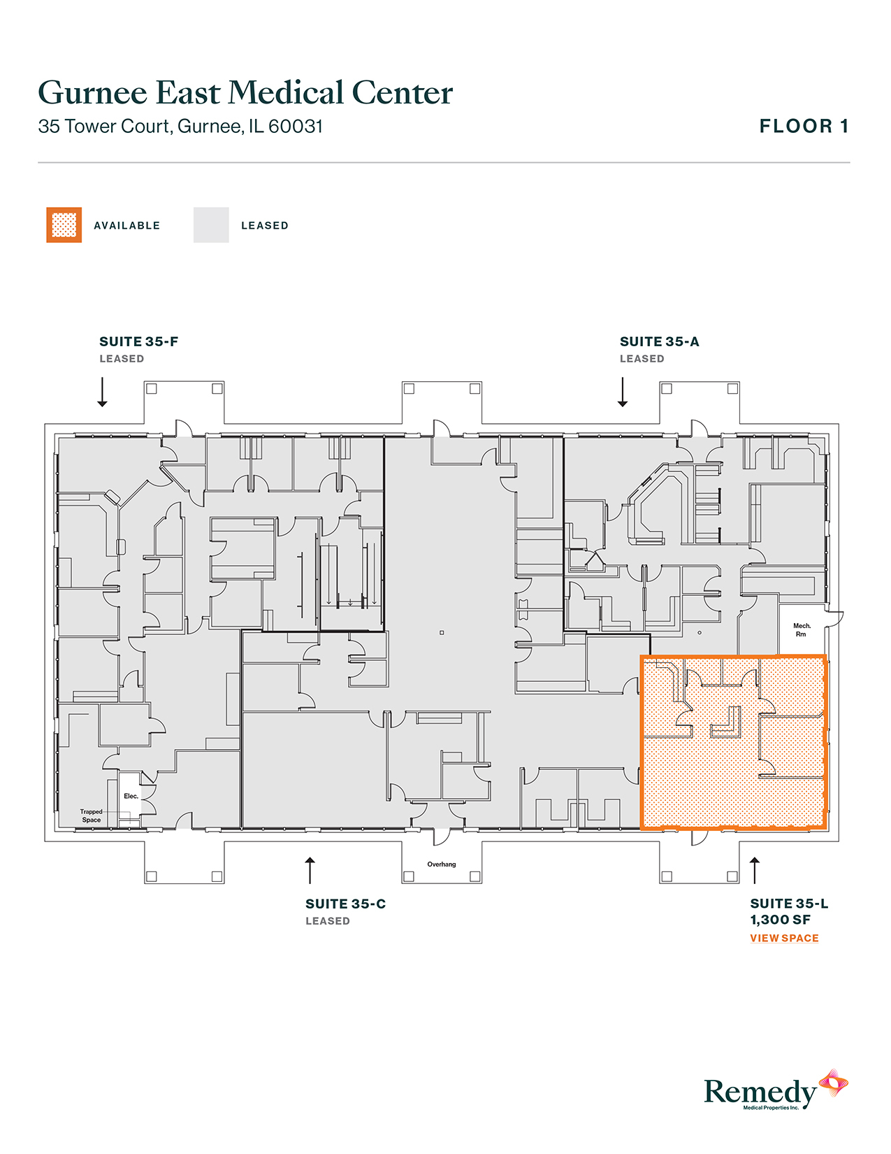 3 S Greenleaf Ave, Gurnee, IL for lease Floor Plan- Image 1 of 1