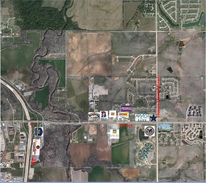 NWC Flowermound & E Gore Blvd, Lawton, OK for sale - Aerial - Image 2 of 3